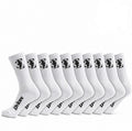 Elviore White Socks - 10 Pairs