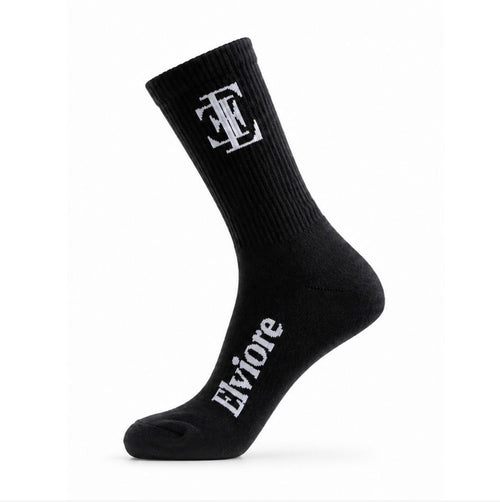 Elviore Black Socks - 1 Pair